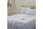 Dreamaker 1500TC Cotton Rich Sateen Sheet Set Dove Grey Single