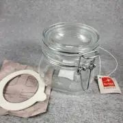 New Bormioli Rocco Fido 1/2L Latch Swing Top Glass Canning Jar Italy