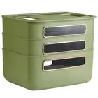 PP Router Storage Box Socket Plug Set-Top Box Shelf, Wire Socket Cover Box1302