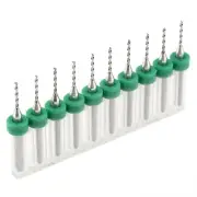 10pcs 1.1mm Micro Tungsten Carbide Twist Drill Bit PCB For Dremel Rotary CNC