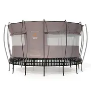 VULY Thunder 2 Jumbo 18ft Springless Trampoline with Enclosure - Trampolines Bundle With Tent Wall and Shade Cover