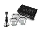 Refillable Coffee Capsule Coffee Tamper Reusable Pod Coffeeware Accessories