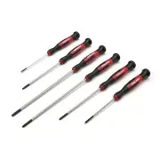 Steelman 6 Piece Long Phillips and Flat Head Precision Screwdriver Set 41776
