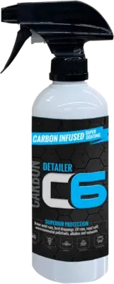 Cycle Care 16oz C6 Carbon Infused Graphene Detailer Protectant Spray Bottle