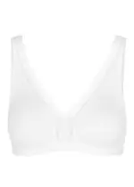 Hanro Lace-trimmed Soft-cup bra - White - 34C 34C