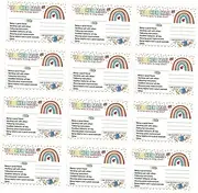 KICHOUSE Incentive Card Postcards 50pcs Classroom Accessories for Teaching Encouragement