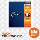 Elixir 12074 Electric Guitar Strings 7-String Nanoweb Light Heavy 10-59 E-NW-7LH