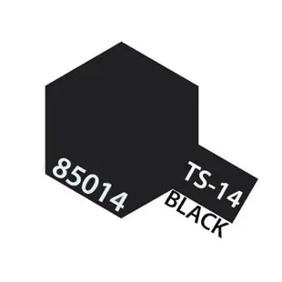 [ HankTown ] TAMIYA 田宮 噴漆 85014｜TS-14 黑色亮光 100ml｜場景模型 袖珍