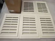 5 Pack Mid America 12" X 18" Classic Vinyl Gable Brick Mold Vents White