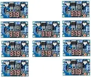10pcs LM2596 DC Step Down Converter Voltage Regulator LED Display Voltmeter Buck Adapter Adjustable Power Supply