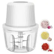 400ML Electric Garlic Chopper, 6 Blades Garlic Grinder ,7695