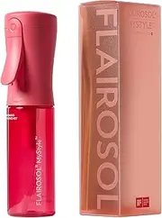 FLAIROSOL MyStyle, Spray Bottle for Hair - Small Travel Spray Bottle, Ultra Fine Continuous Water Mist for Face, Hairstyling, Salon, Cleaning, Beauty, Toners, Hydration & Makeup, 3.04oz / 90ml, Red