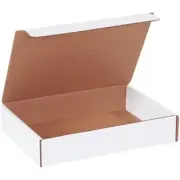 9" X 6 1/2" X 1 3/4" White Literature Mailers (50 Per Bundle)