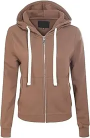 [MixMatchy] Women's Casual Hoodies Teen Girl Jacket Sweatshirts Zip Up Jackets Fall Outfits 2023 Y2K Winter Clothes
