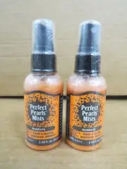 Lot of 2 Ranger Perfect Pearls Mists Mandarin 2 fl oz NEW Pearlescent Shimmer