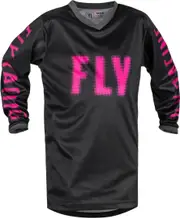 Fly Racing F-16 Motocross Youth Jersey, black-pink, Size XL Black Pink