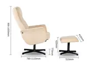 PEREZ Swivel Accent Chair