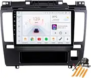 Car Stereo Android 13.0 Radio for N-issan Tiida C11 2005-2011 GPS Sat Navigation 9'' Touchscreen DVD Multimedia Video Player FM BT Receiver with Carplay 4G 5G WiFi DSP SWC,A,M6 Pro1