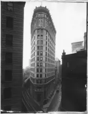 Manhattan NY Beaver Building at the intersection of Beaver Str- 1900 Old Photo 1