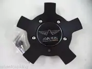 Avarus Wheels Flat Black Wheel Center Caps # MS-CAP-Z216 / MS-CAP-Z214 (1 CAP)