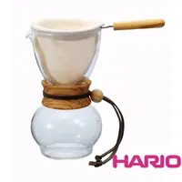 在飛比找PChome24h購物優惠-【HARIO】濾布橄欖木手沖咖啡壺 1~2杯 DPW-1-O