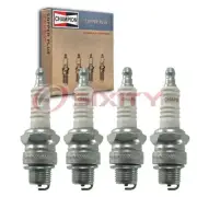 4 pc Champion Copper Plus Spark Plugs for 1950 Simca Cinq 0.6L L4 Ignition fh