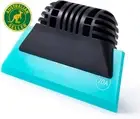 Blue Small Squeegee, Non-Slip Handle Rubber PPF Squeegee for Window Cleaning, Sh
