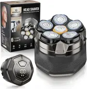 Head Shavers for Bald Men: Electric Razor IPX7 Waterproof-Wet Shaving for Face