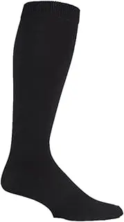[IOMI] Footnurse | SockShop | Flight and Travel Compression Socks | 17mmHg at an ankle cicumference of 24cm | Men's Size | British BS661210:2018 | Black