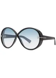 Tom Ford Edie2 Oversized Round-frame Sunglasses - Black ONE SIZE