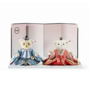 【A8 steiff】Hinaningyo Teddy Bear Sakura