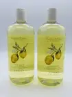 Crabtree & Evelyn Citron Honey & Coriander Bath & Shower Gel 16.9 fl oz Lot 2New