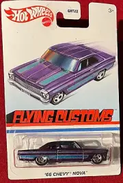 HOT WHEELS FLYING CUSTOMS '66 CHEVY NOVA . SEE COMBINED OFFERS!