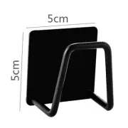 Adhesive Sponge Holder Sink Caddy for Kitchen Accessories Stainless Steel 4Pcs