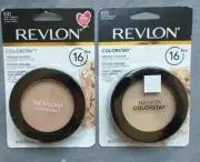 2 Pack of Revlon Colorstay Pressed Powder 830 Light/Medium New