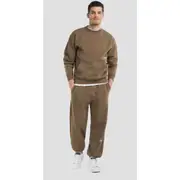 Replay Mens weat Pants econd Life Organic Fleece Joggers Brown