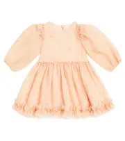 [Stella McCartney Kids] Stella McCartney Kids Baby embroidered tulle dress M 3 pink
