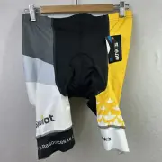 Athlos W Bway Chamois Padded Bike Shorts Womens Sz L Simplot Logo NWT