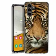 For Samsung Galaxy A13/A12 5G clear TPU Case Cover+Glass(Tiger Stare)
