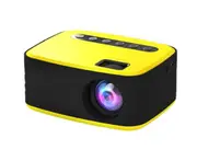 T20 Mini Portable Easy To Carry 1080P USB HD LED Home Media Video Player Cinema Miniature Projector 320x240 Pixels - T20 Yellow