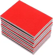 TEHAUX 10pcs Wet Dry Sanding Block Soft Hand Sander with Backing for Polishing Wood Metal Plastic and Drywall Quick and Even Sanding Performance