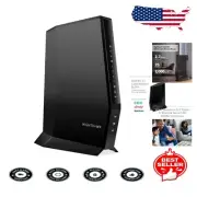 Quad-Band Nighthawk AX2700 WiFi 6 Cable Modem Router - Renewed for Excellence