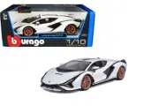 1/18 Bburago Lamborghini Sian FKP 37 Diecast Model Car White 11046