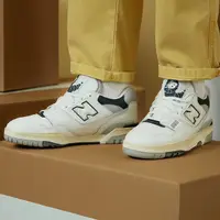 在飛比找Yahoo奇摩購物中心優惠-NEW BALANCE 休閒鞋 NB 550 白灰 仿舊 龍