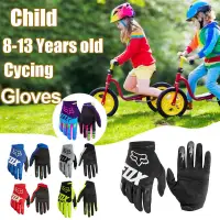 在飛比找蝦皮購物優惠-新款 FOX兒童騎行手套越野車越野手套兒童摩托車自行車騎行手
