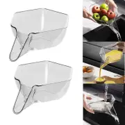 Fruit Plate Draining Bowl Removable Rice Washing Basket