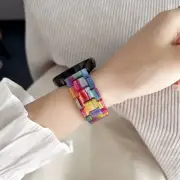 For Samsung Galaxy Watch 6 5 4 40/44mm Active 2 Resin Link Band Strap Bracelet