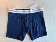 Calvin Klein Bamboo Comfort Boxer Brief Cotton Jersey Trunks Size Medium Navy