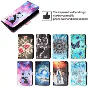 Panda Butterfly Flower Tiger Wallet Phone Case for Sony Xperia 1 5 10 IV VI V