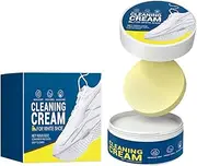 [Generic] White Shoe Cleaner Sneakers Kit | Shoes Cleaning Cream Set | Stain Removal Kit for Sneaker Shine Care, Multi-purpose Cleaner for Travel Gym Sports